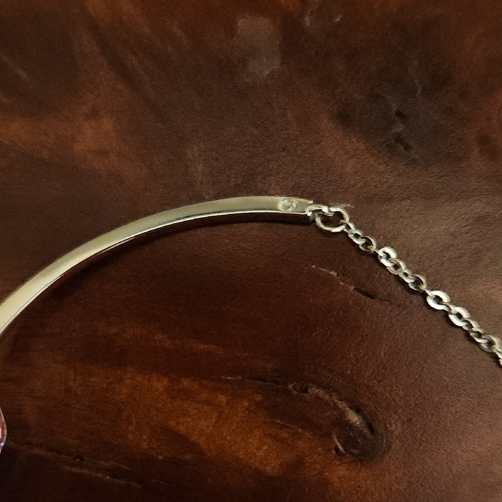 Swarovski Orbita Reversible Silver Bracelet With Pastel Colored Crystals EUC - Picture 12 of 13